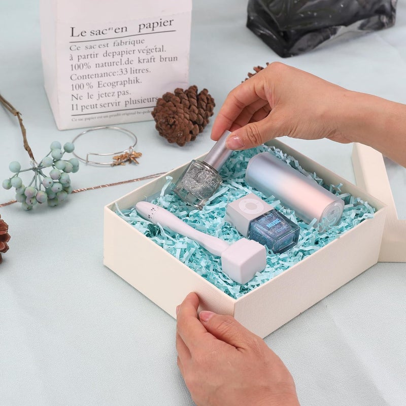 hasumcol 2.2LB - Crinkle Cut Shredded Paper for Gift Box Baskets, Paper Shred Filler Package Stuffing for Christmas Birthday Wedding Packing Materials - Image 3